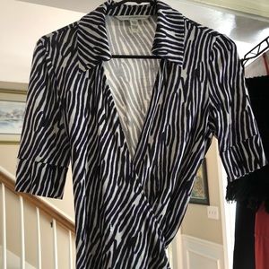 Diane Von Furstenberg Wrap Shirt